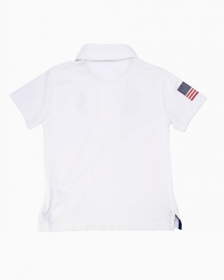 Camiseta Polo Ralph Lauren original 1967 branca masculina
